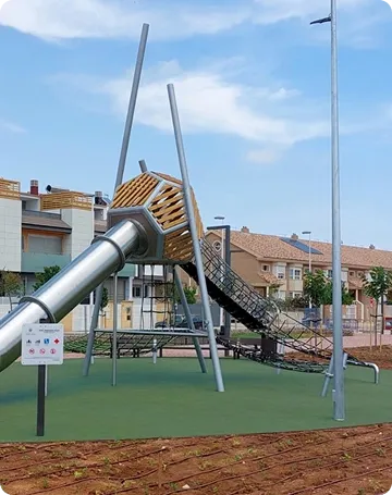 Parque infantil en Campanar, Valencia